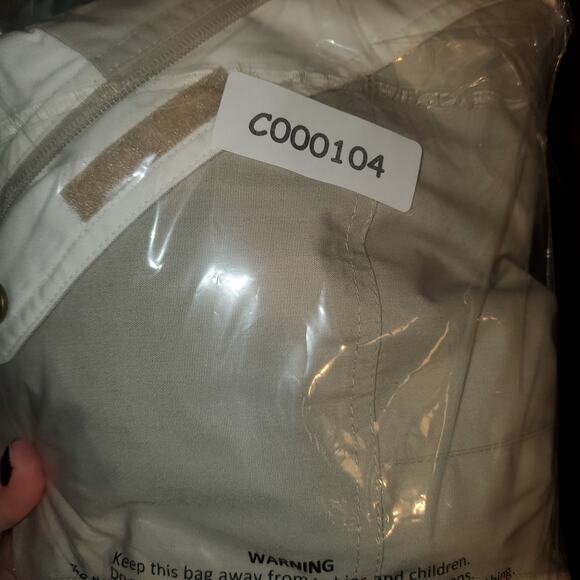 IZ Sport Beige Hooded Windbreaker Jacket Size M - Picture 11 of 11